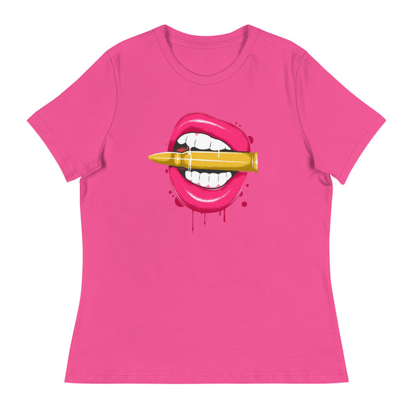 'Bite The Bullet' Women's Relaxed T-Shirt