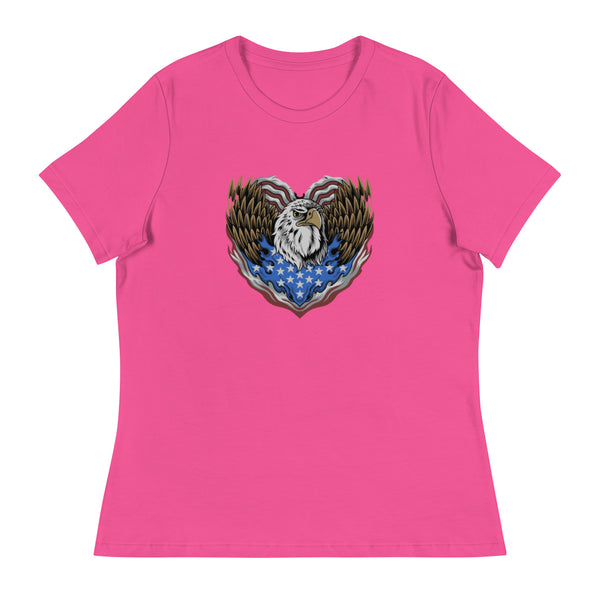 'Eagle Heart' Women's Relaxed T-Shirt