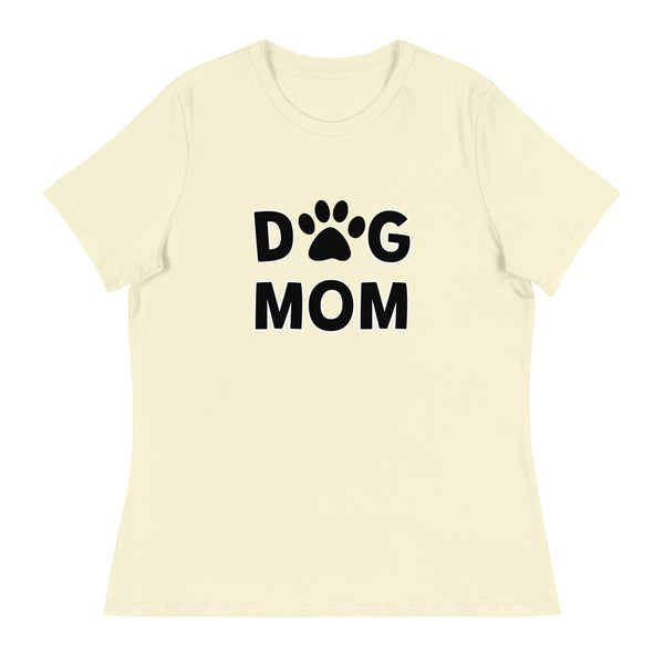 'Dog Mom' Women's Relaxed T-Shirt