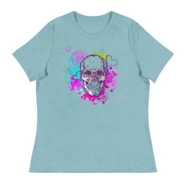 'BOHO Skull' Women's Relaxed T-Shirt