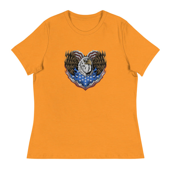 'Eagle Heart' Women's Relaxed T-Shirt