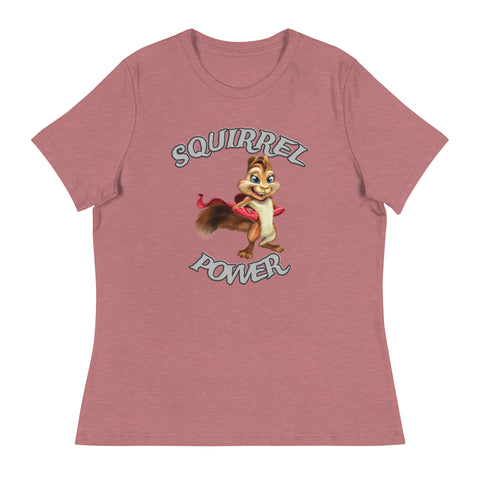 'Squirrel Power' Women's Relaxed T-Shirt