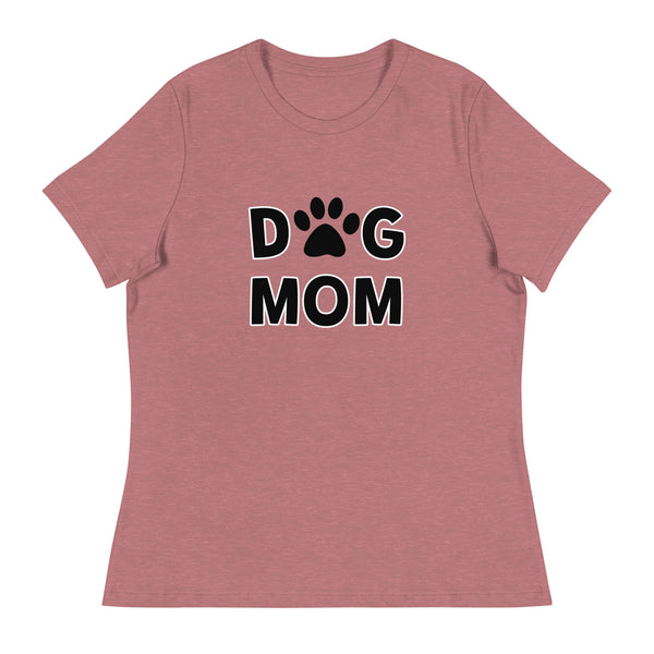 'Dog Mom' Women's Relaxed T-Shirt