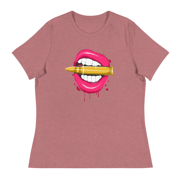 'Bite The Bullet' Women's Relaxed T-Shirt