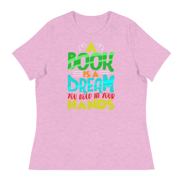 'Books are Dreams' Women's Relaxed T-Shirt