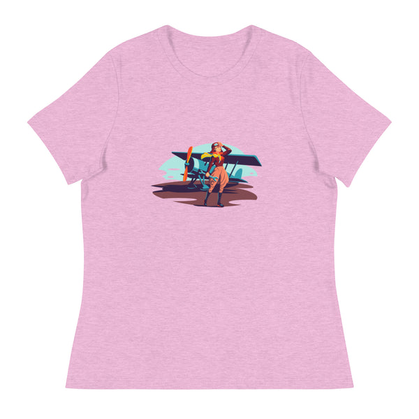 'Women in Aviation' Women's Relaxed T-Shirt