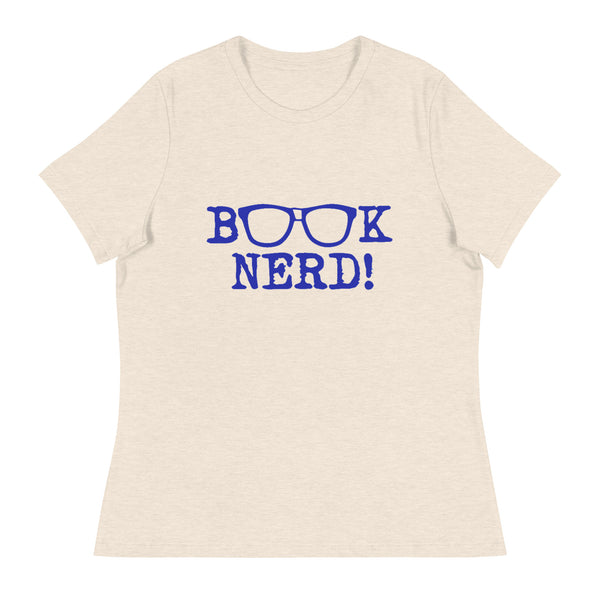 'Book Nerd' Women's Relaxed T-Shirt