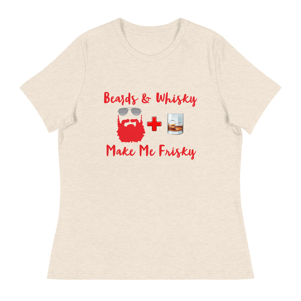 'Beards & Whisky' Women's Relaxed T-Shirt