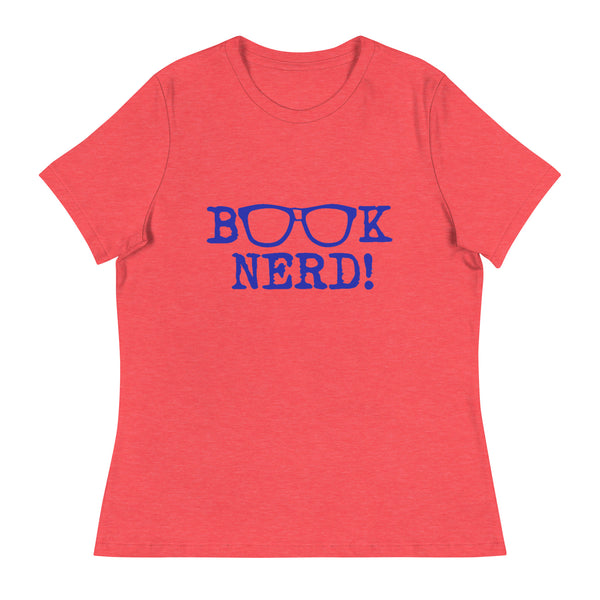 'Book Nerd' Women's Relaxed T-Shirt