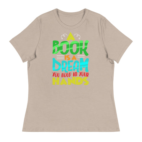 'Books are Dreams' Women's Relaxed T-Shirt