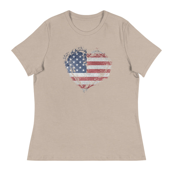 'I Love America'  Women's Relaxed T-Shirt