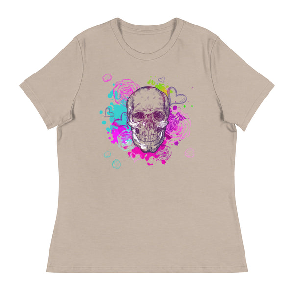 'BOHO Skull' Women's Relaxed T-Shirt