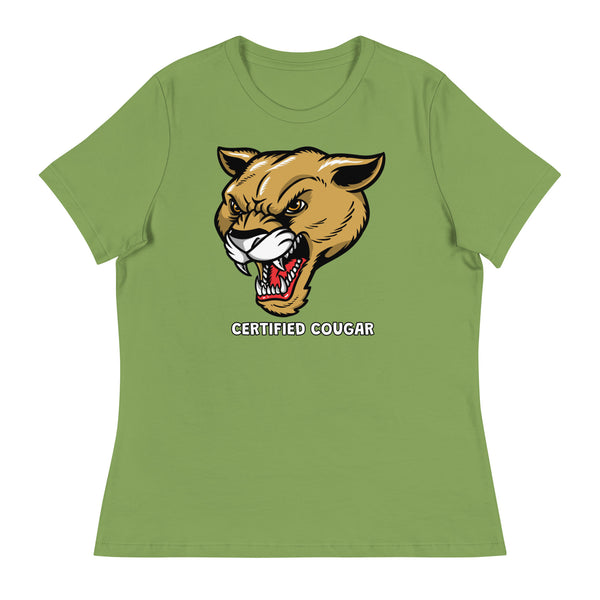 'Certified Cougar' Women's Relaxed T-Shirt