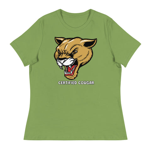 'Certified Cougar' Women's Relaxed T-Shirt