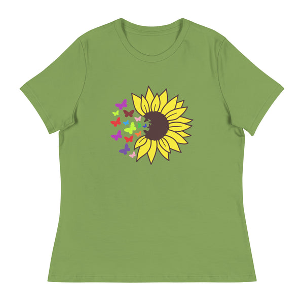 'Sunflower Burst' Women's Relaxed T-Shirt