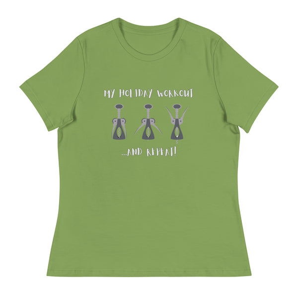 'Holiday Workout' Women's Relaxed T-Shirt