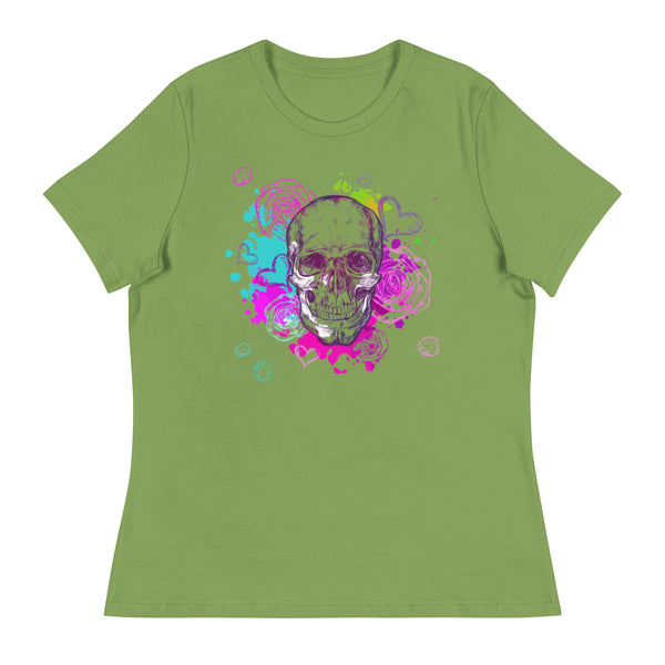 'BOHO Skull' Women's Relaxed T-Shirt