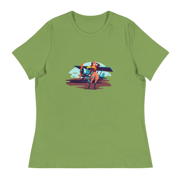 'Women in Aviation' Women's Relaxed T-Shirt