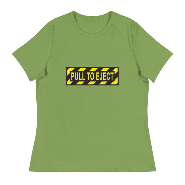 'Pull To Eject' Women's Relaxed T-Shirt