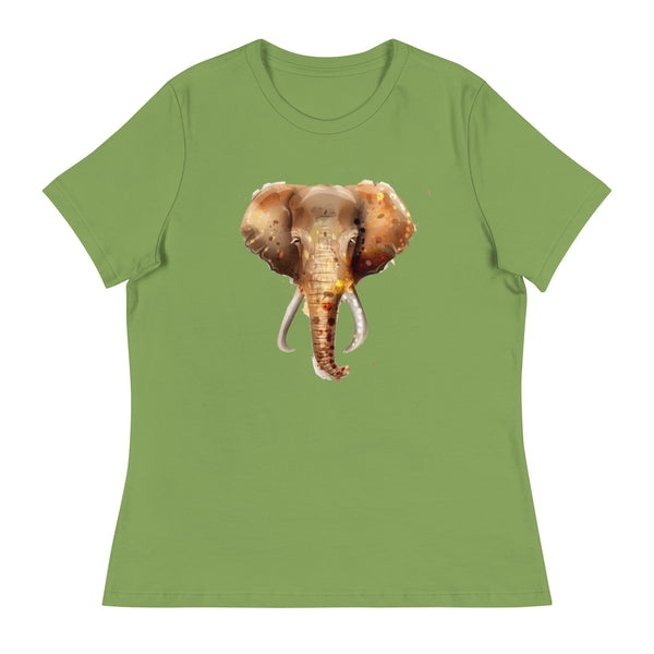'Elegant Elephant' Women's Relaxed T-Shirt