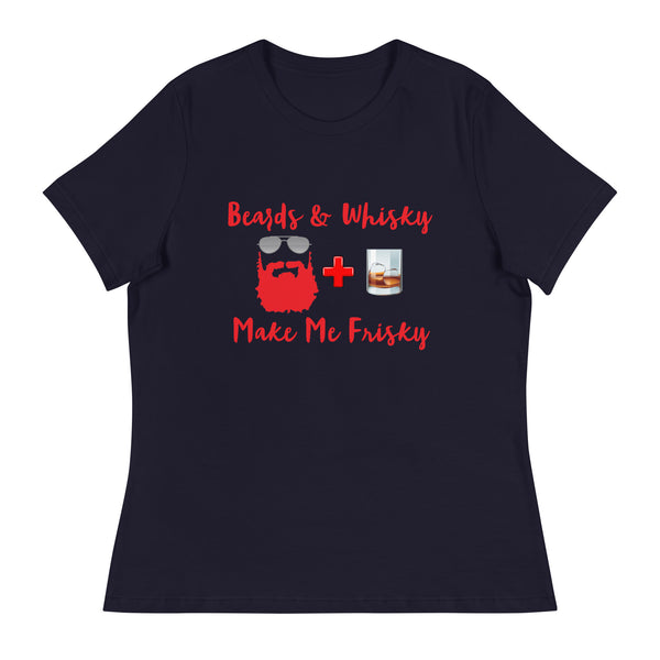 'Beards & Whisky' Women's Relaxed T-Shirt