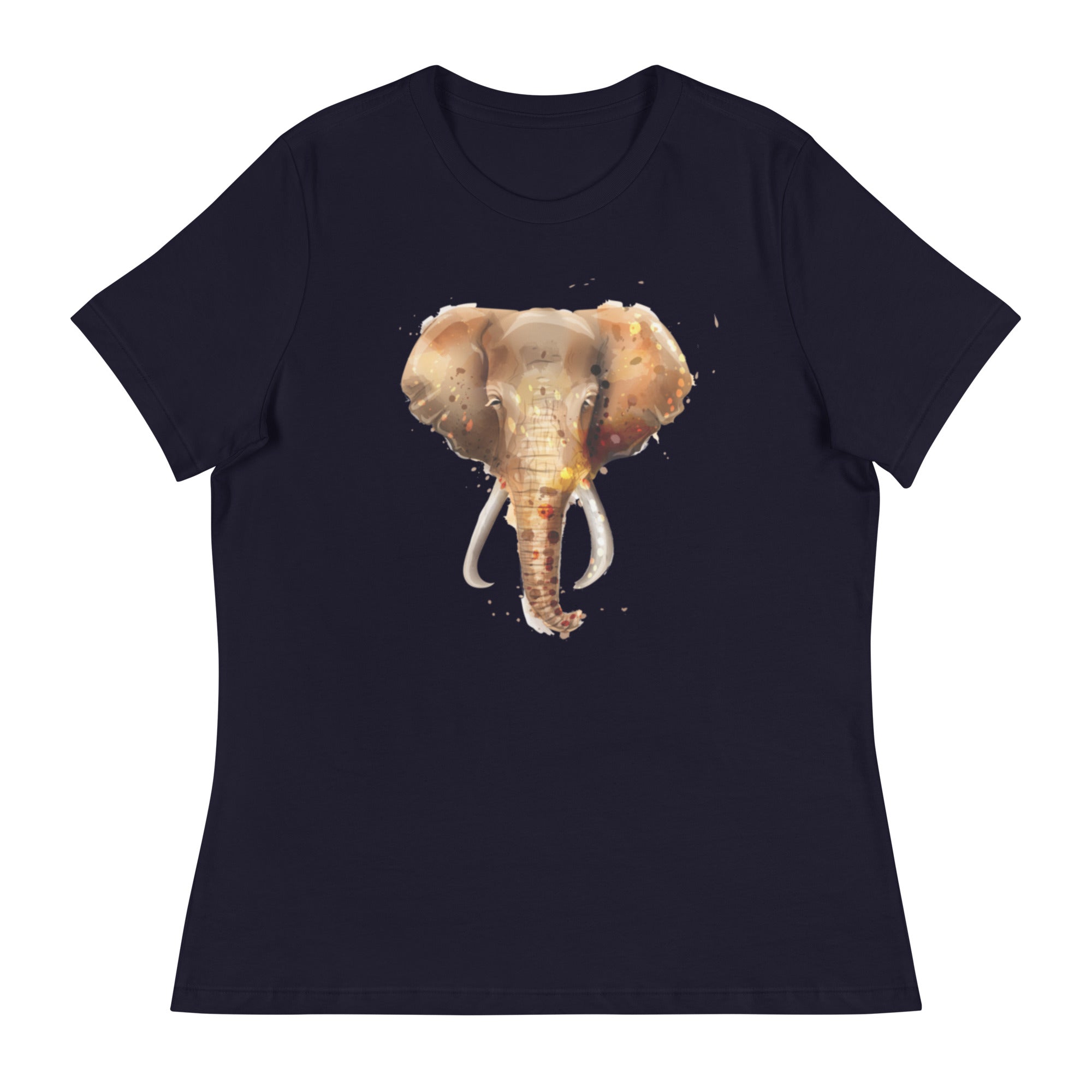 'Elegant Elephant' Women's Relaxed T-Shirt