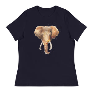 'Elegant Elephant' Women's Relaxed T-Shirt