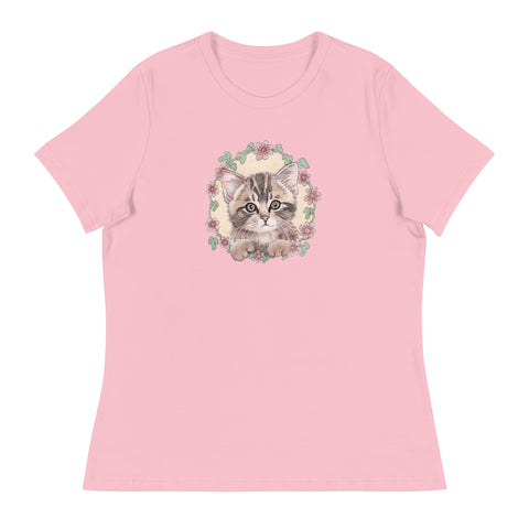 'Cat Lover' Women's Relaxed T-Shirt