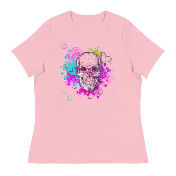 'BOHO Skull' Women's Relaxed T-Shirt