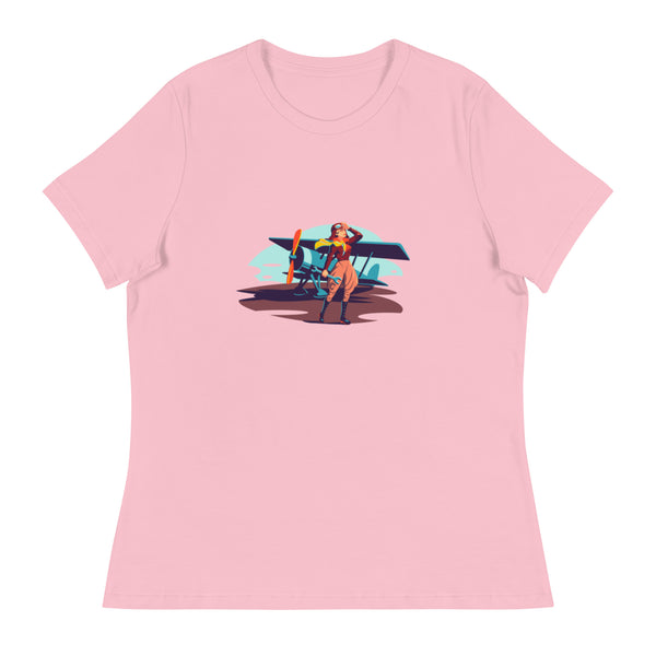 'Women in Aviation' Women's Relaxed T-Shirt