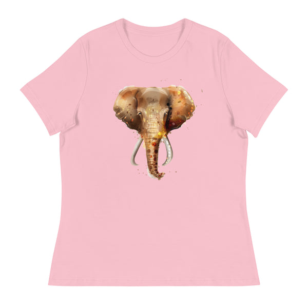 'Elegant Elephant' Women's Relaxed T-Shirt