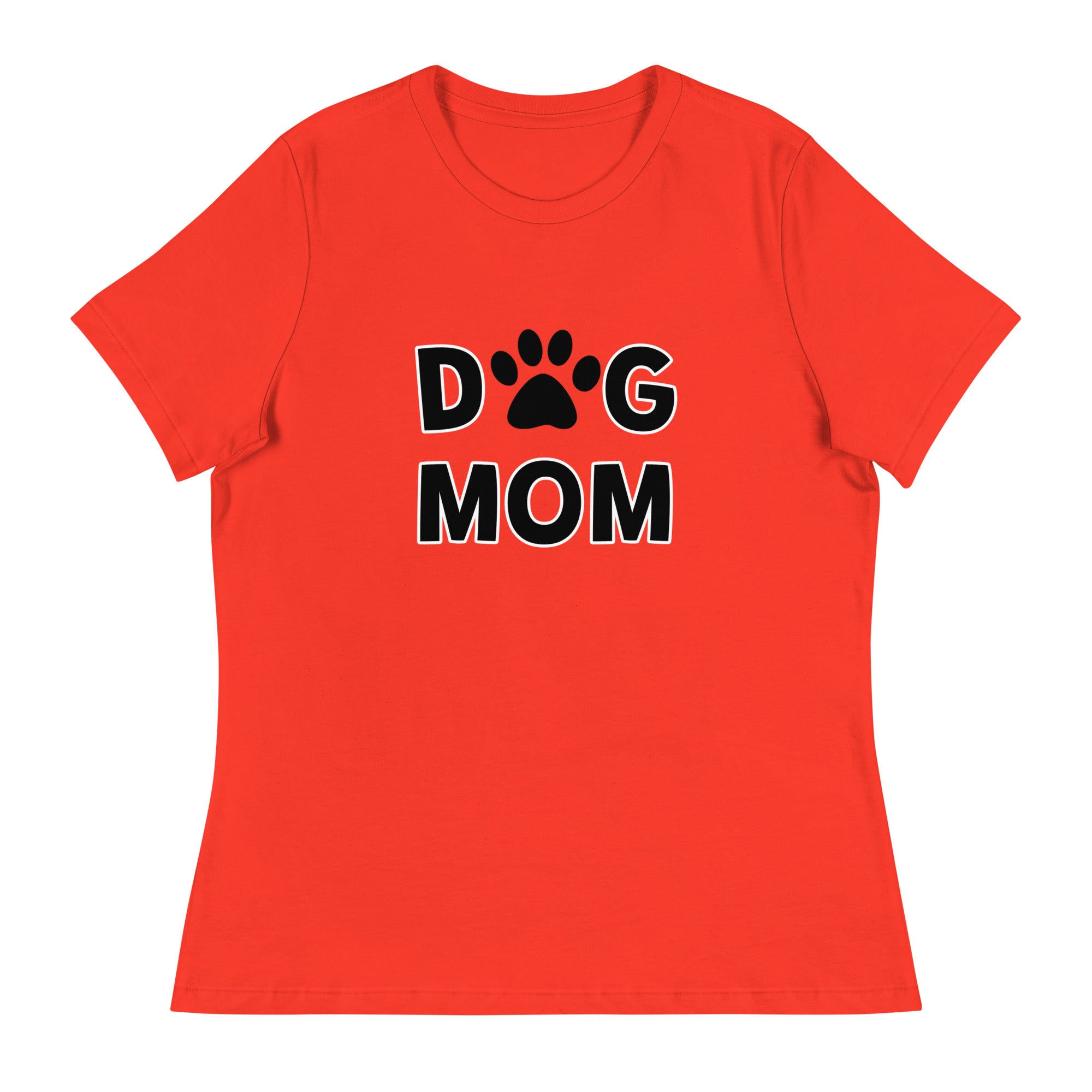 'Dog Mom' Women's Relaxed T-Shirt