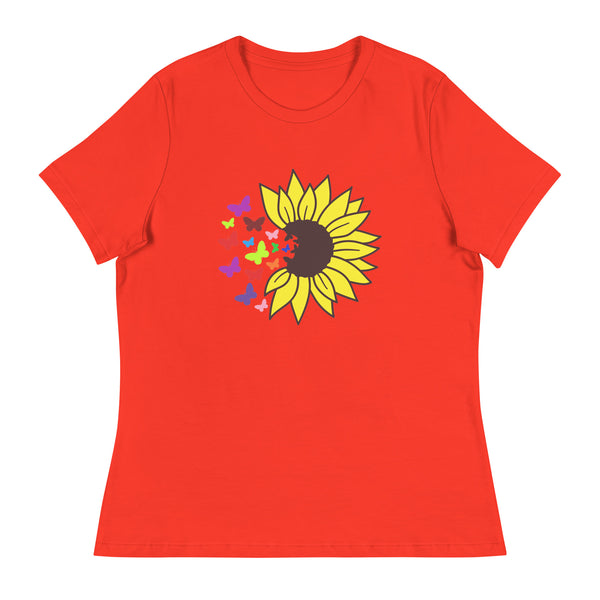 'Sunflower Burst' Women's Relaxed T-Shirt