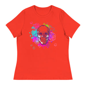 'BOHO Skull' Women's Relaxed T-Shirt