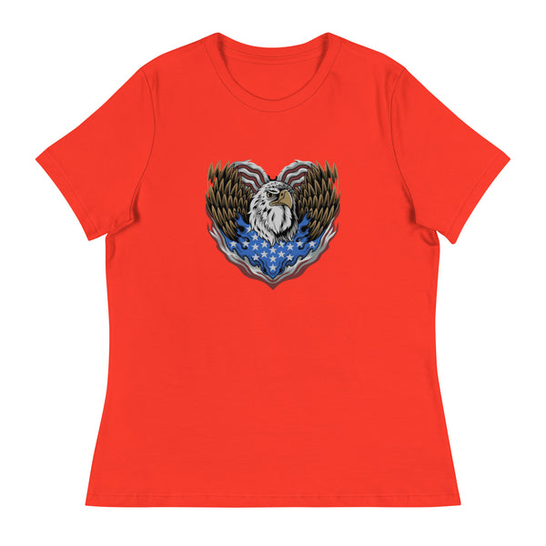 'Eagle Heart' Women's Relaxed T-Shirt