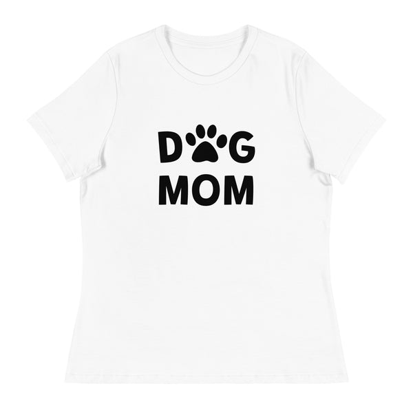 'Dog Mom' Women's Relaxed T-Shirt