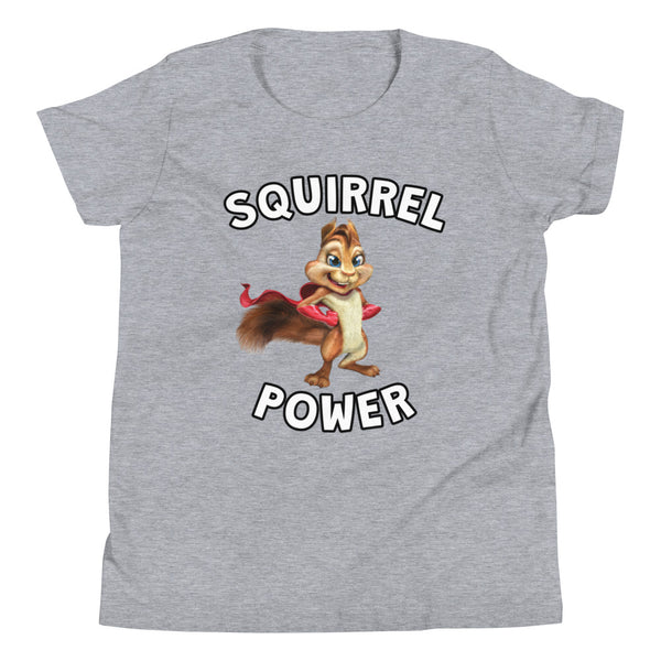 'Squirrel Power' Youth Short Sleeve T-Shirt