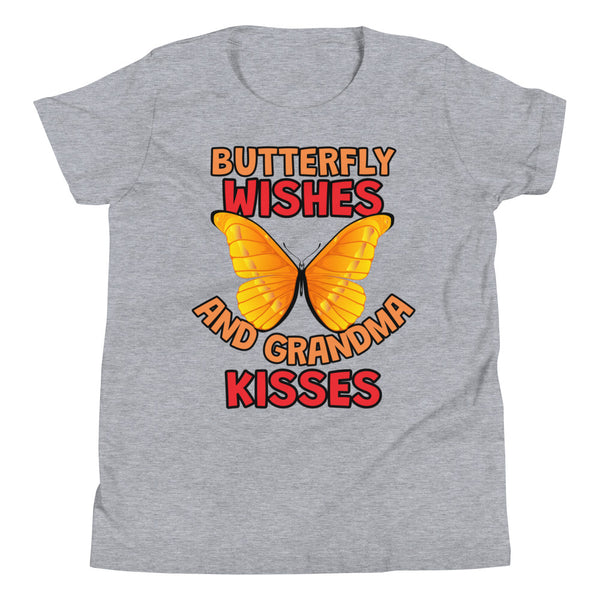 'Grandma Kisses' Youth Short Sleeve T-Shirt