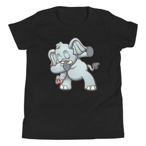 'Dabbing Elephant' Youth Short Sleeve T-Shirt