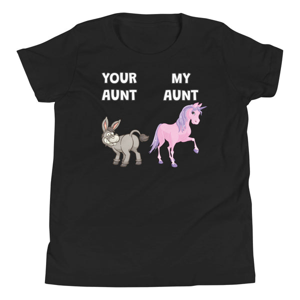 'My Aunt' Youth Short Sleeve T-Shirt