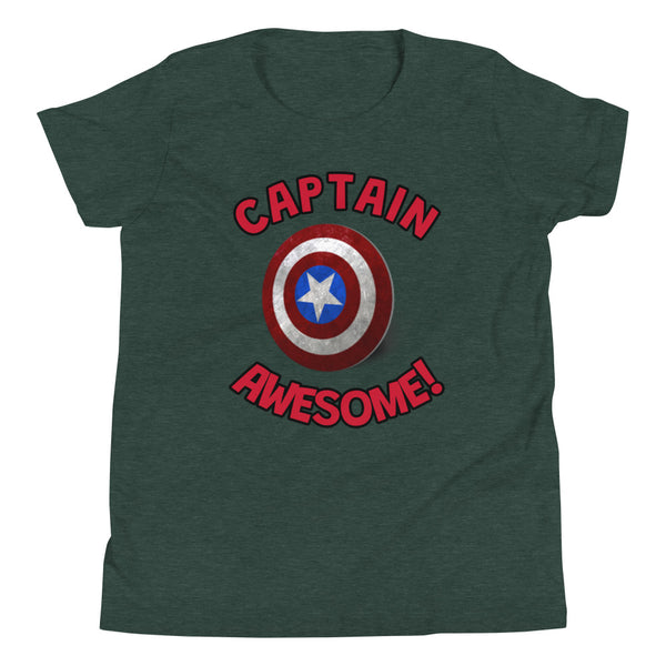 'Captain Awesome' Youth Short Sleeve T-Shirt