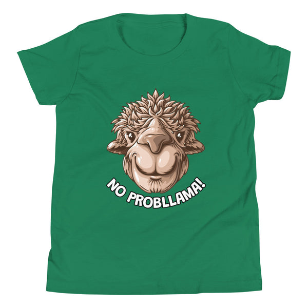 'No Probllama!' Youth Short Sleeve T-Shirt