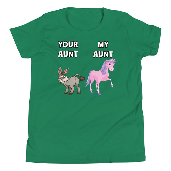 'My Aunt' Youth Short Sleeve T-Shirt
