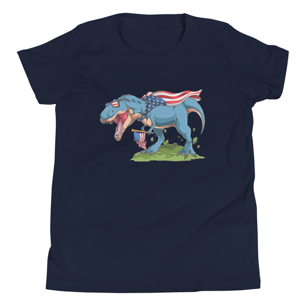 'American T-Rex' Youth Short Sleeve T-Shirt