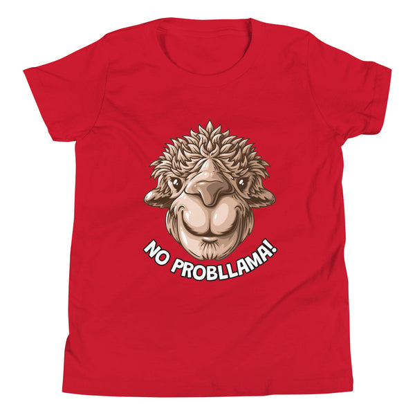'No Probllama!' Youth Short Sleeve T-Shirt