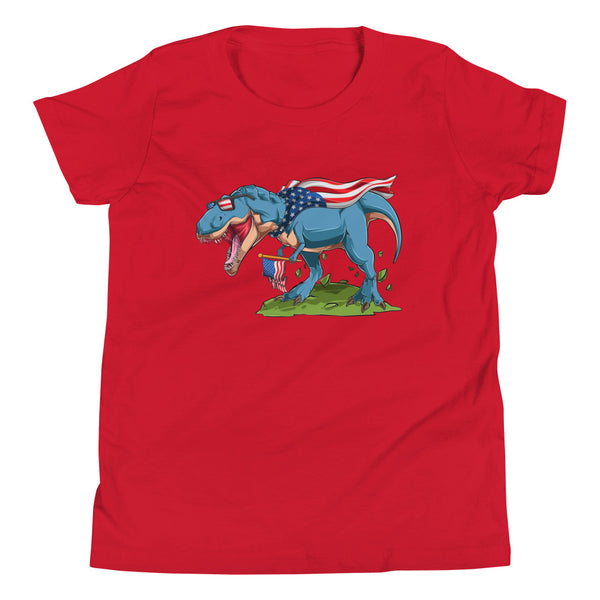 'American T-Rex' Youth Short Sleeve T-Shirt